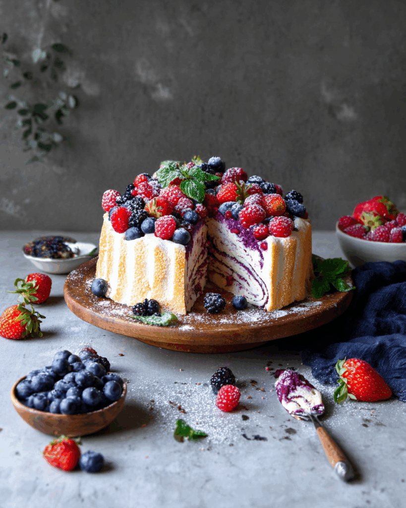 Wickeltorte mit Mascarpone-Creme und Blaubeerfüllung: Ein Leckerer Kuchen für Jeden Anlass