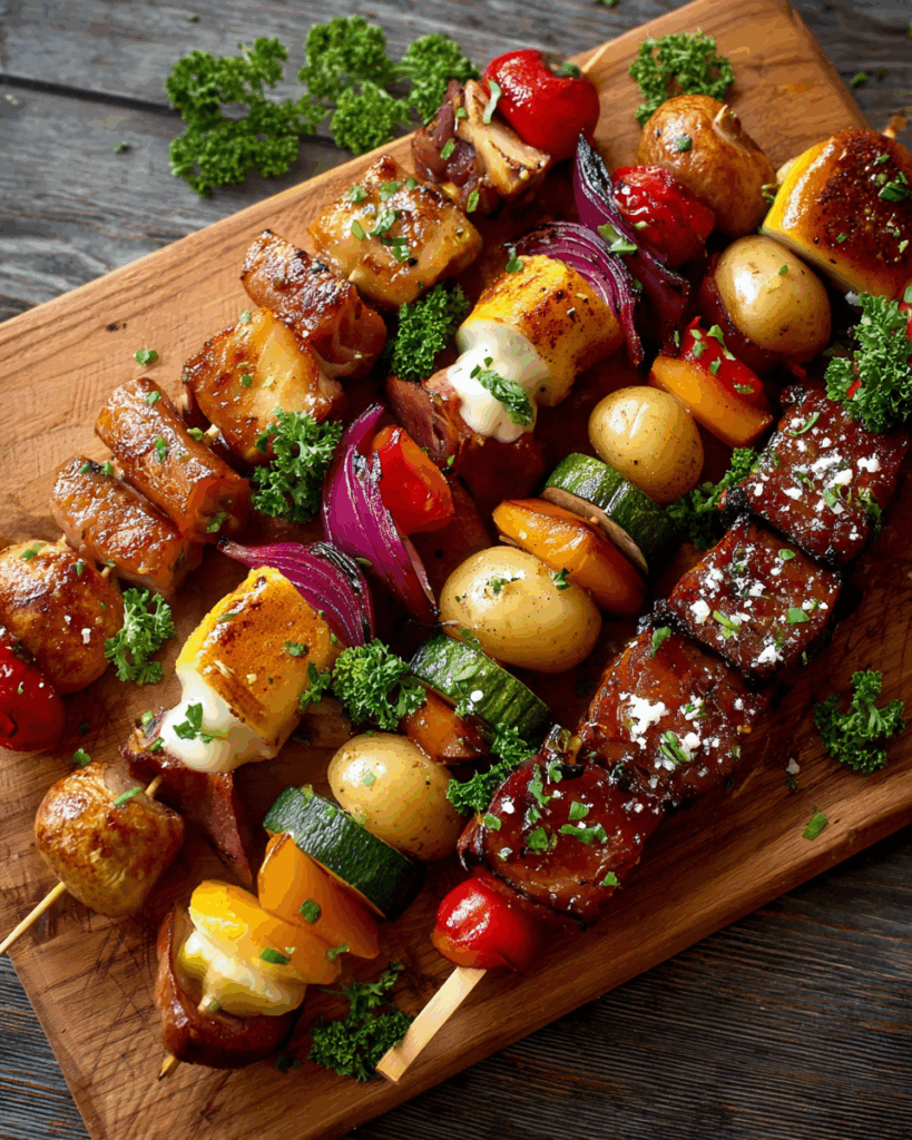 Brotzeit-Spieße als Fingerfood – Perfekte Grillen und Snack-Idee für dein nächstes Event