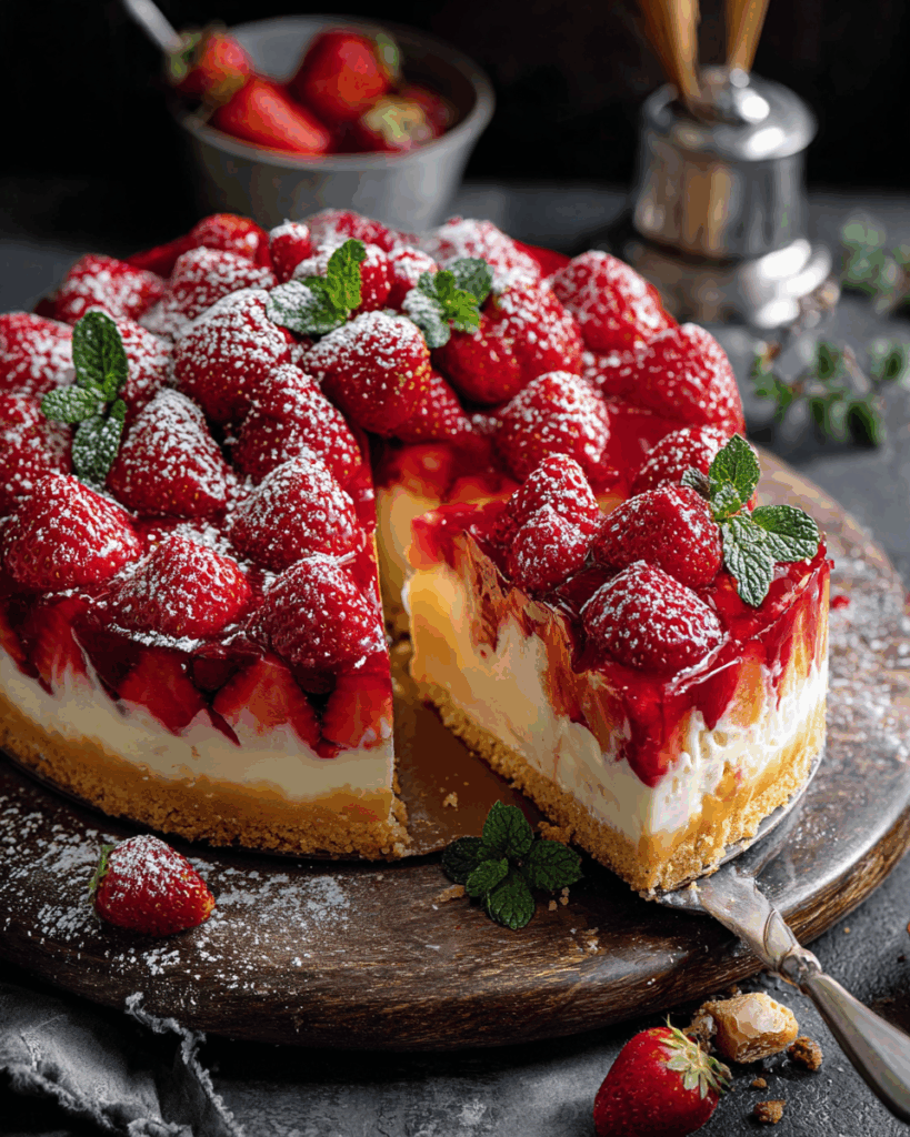 Leckerer Erdbeerkuchen ohne Backen – Fruchtig, erfrischend und perfekt für den Sommer