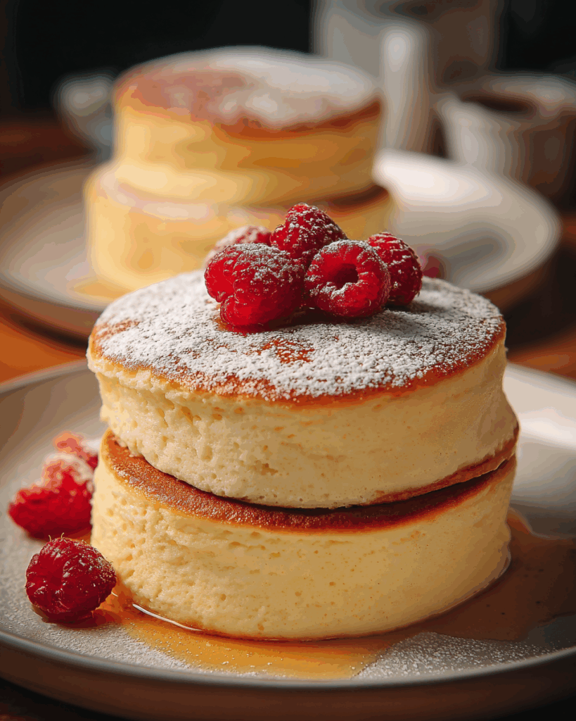 Fluffige Japanische Soufflé Pancakes: Das Perfekte Frühstück für Gäste – Luftig und Zart