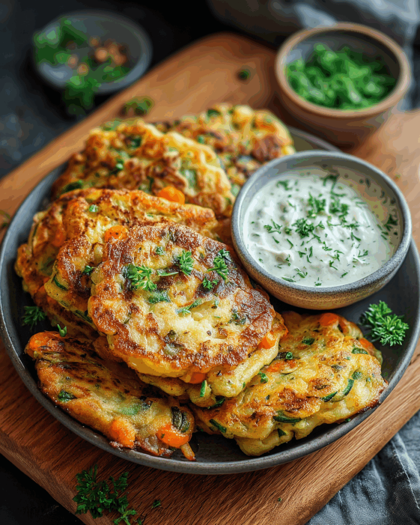Leckerer Gemüseschmarrn mit Kräuterdip – Ein gesundes und kreatives Essen für jede Gelegenheit