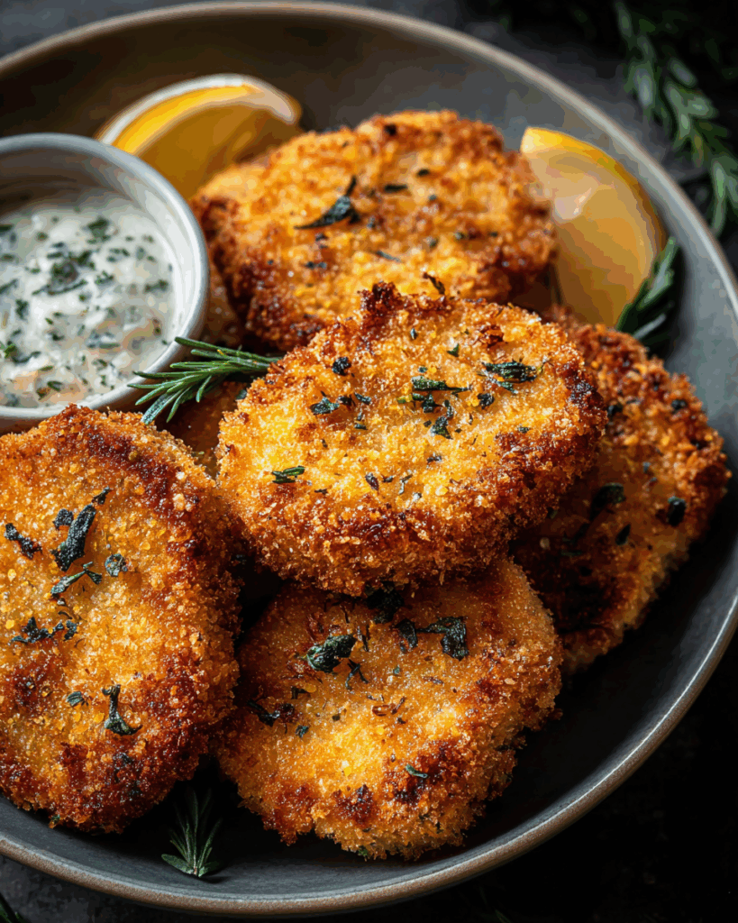 Knusprige Kohlrabi-Schnitzel aus der Heißluftfritteuse – Ein Low-Carb Genuss
