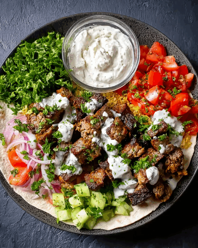 Gesunde Kebab Bowl mit Hohem Eiweißgehalt: Ein Schnelles Clean Eating Abendessen