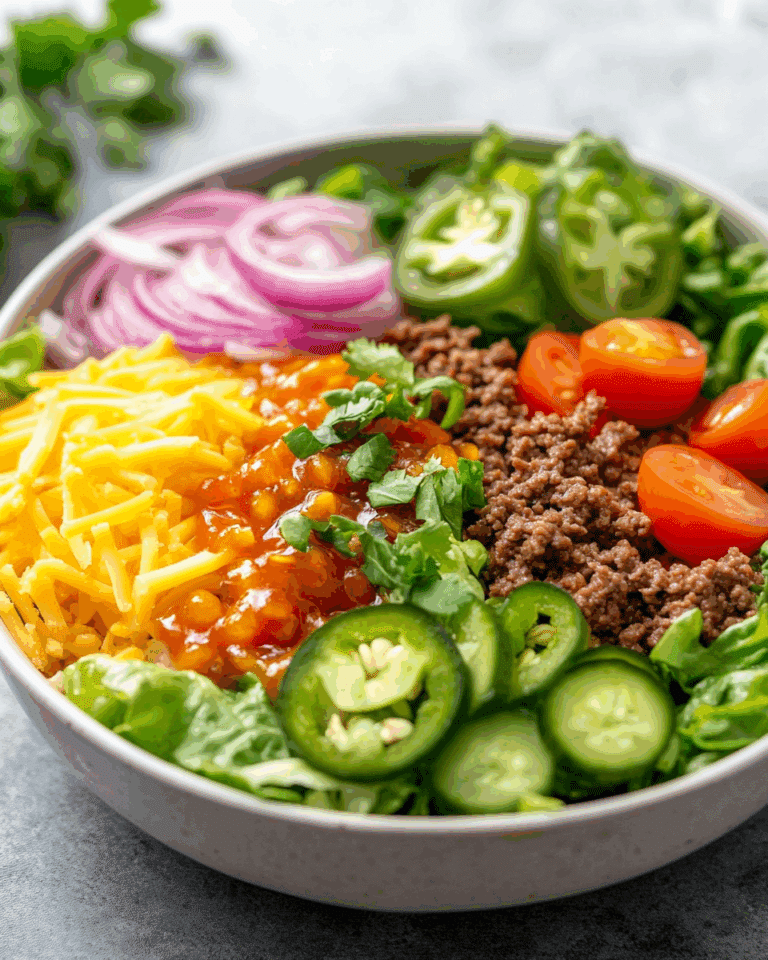 Cheeseburger Schüsseln: Eine Low-Carb-Variante des beliebten Klassikers