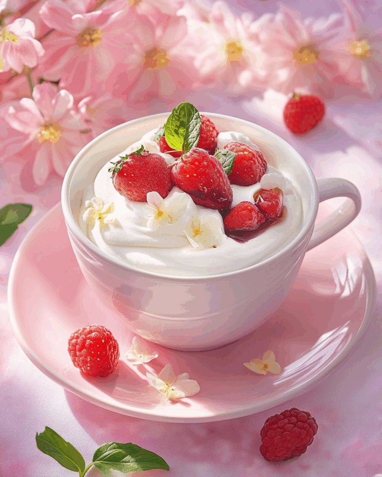 Fruchtiges Joghurtdessert mit frischen Beeren – Ein leichtes Sommerdessert für jeden Anlass