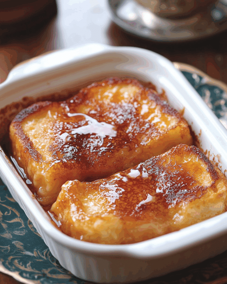 Der Zauber der Über Nacht Crème Brûlée Französisch Toast