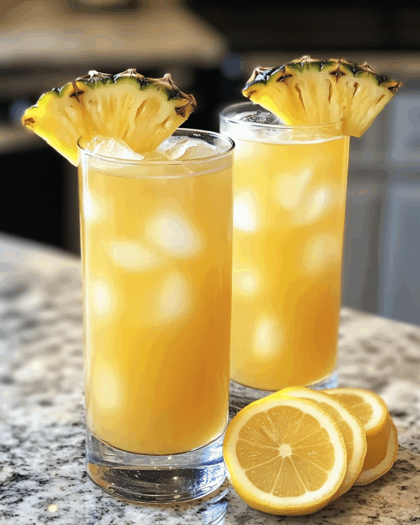 Ananas-Bourbon-Limonade: Sommer im Glas mit rauchigem Twist