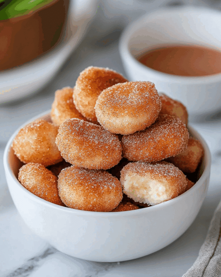 Süße Churro-Bällchen aus der Heißluftfritteuse: Ein einfaches Dessert für jede Gelegenheit