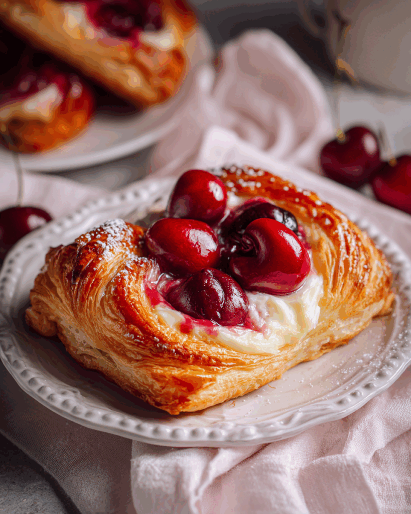 Verführerisches Kirsche-Frischkäse-Danish: Ein Klassiker neu interpretiert