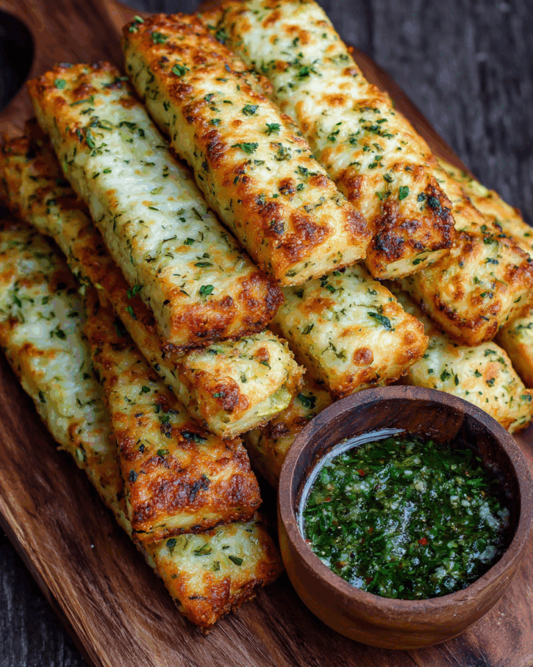 Käse-Zucchini-Brotsticks: Die perfekte Low-Carb-Alternative zum klassischen Knoblauchbrot
