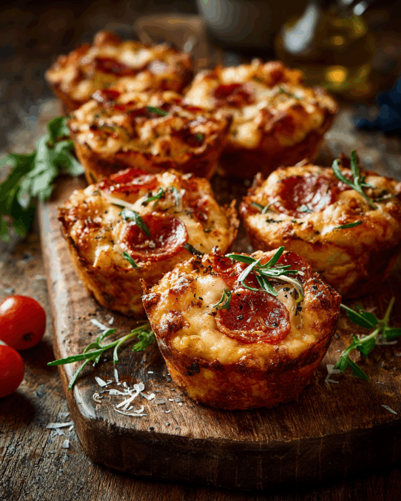 Pizza Muffins – Die perfekte Kombination aus Snack und Hauptgericht