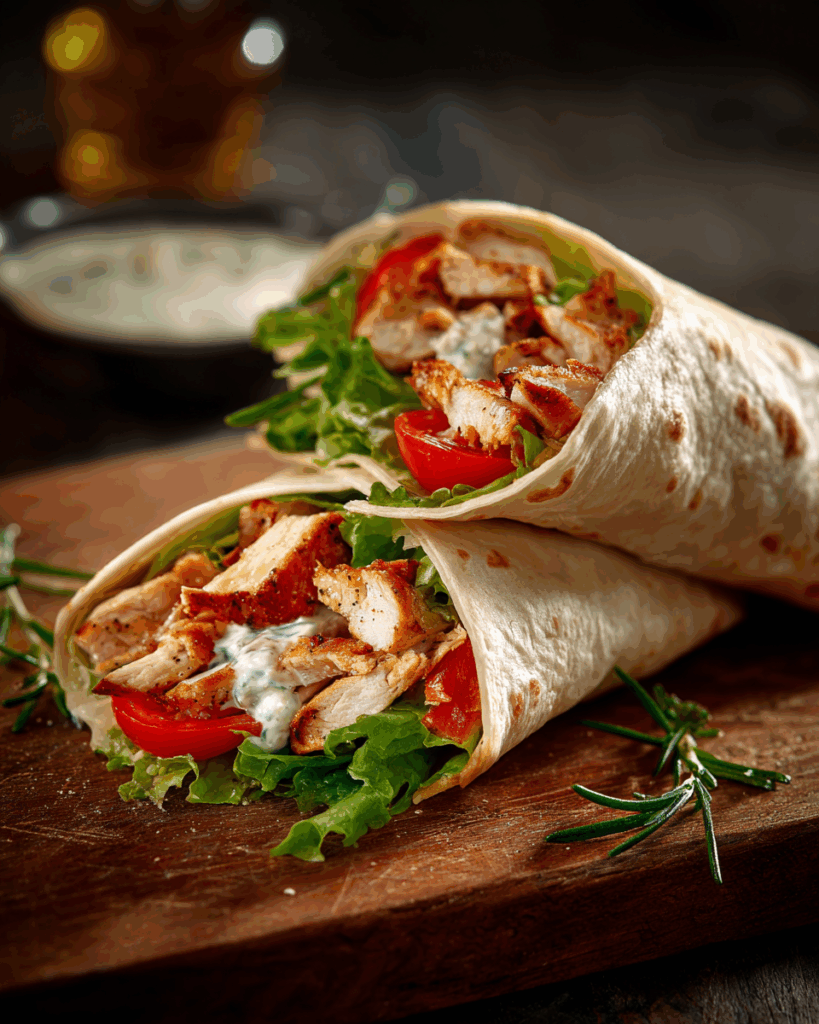 Knuspriger Hähnchen-Caesar-Wrap – Ein Genuss für jeden Anlass