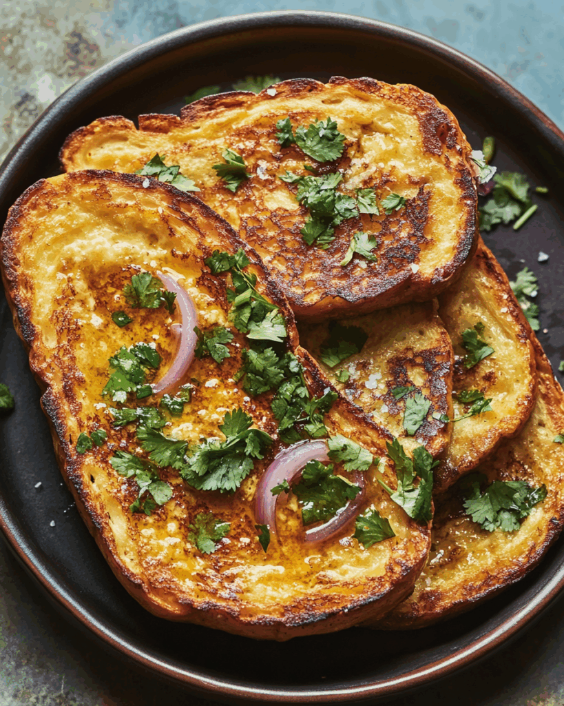 Herzhafter Französischer Toast (Masala French Toast) – Ein indisch inspiriertes Frühstückserlebnis