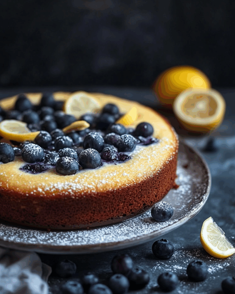 Leichter Joghurtkuchen mit Blaubeeren und Zitrone: Ein sommerlicher Genuss für jede Gelegenheit