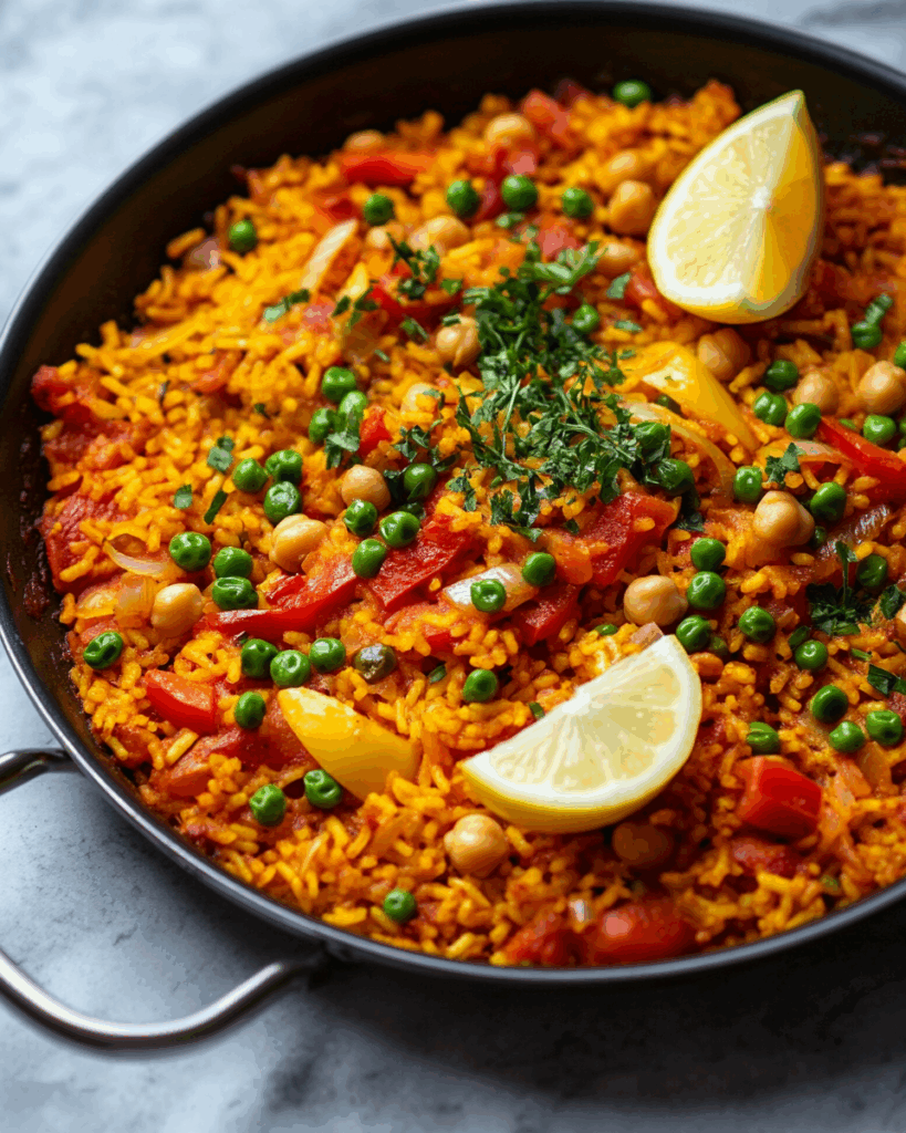 Vegetarische Paella – Lecker, Schnell & Perfekt für den Alltag