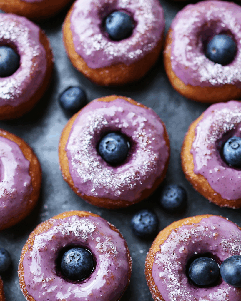 30-Minuten Vegane Blaubeer-Donuts – Ein Genuss für jeden Tag