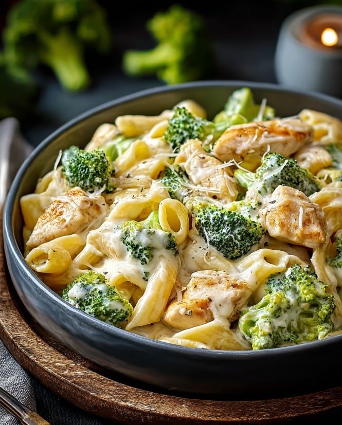 Cremige Hähnchen-Brokkoli-Pasta – Ein köstliches und schnelles Hähnchen Rezept für die ganze Familie