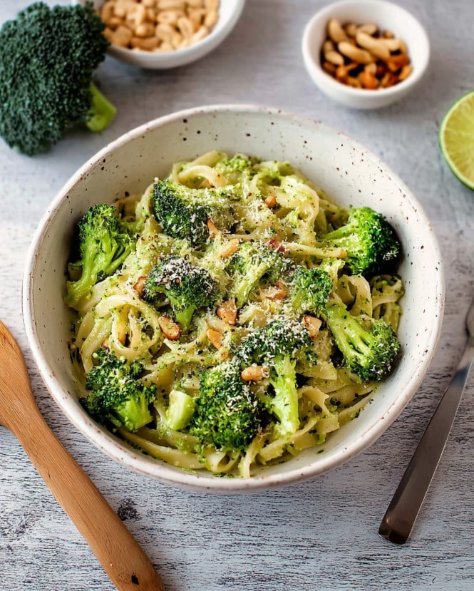 Cremige vegane Brokkoli Pasta – Das perfekte Abendessen für Genießer | vegetarische rezepte abendessen