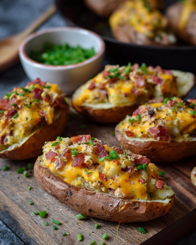 Vegane Gefüllte Ofenkartoffeln – Herzhaftes Mittagessen für jeden Tag