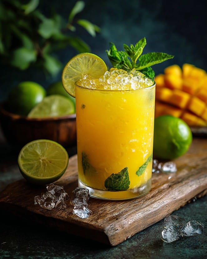 Mango-Limetten-Cocktail (Alkoholfrei): Ein Erfrischender Genuss für den Sommer