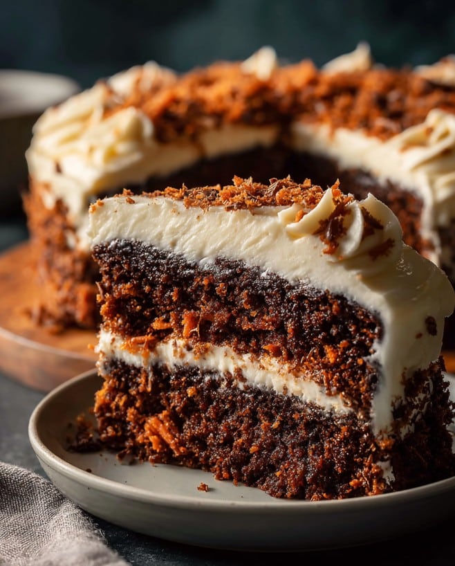 Schoko Karottenkuchen mit Frischkäse Frosting – Das ultimative Highlight für alle Kuchen Rezepte