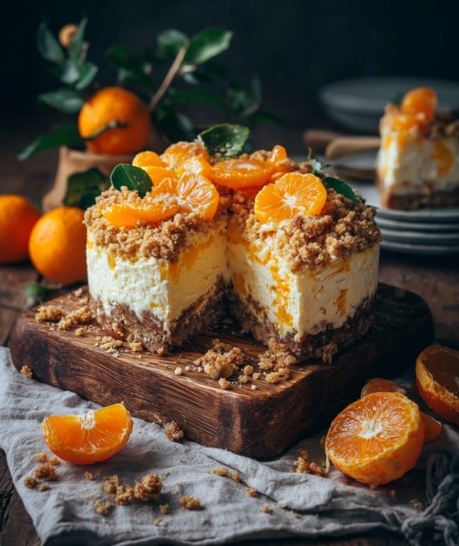 Streuselquarkkuchen mit Mandarinen – Ein köstlicher Genuss für jede Gelegenheit