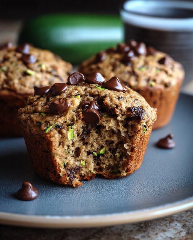 Zucchini-Schoko-Muffins mit Hafer – Vegane Power-Muffins für jeden Tag