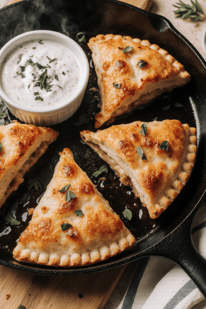 Mini-Calzones aus der Heißluftfritteuse – Knuspriges Fingerfood für jeden Anlass