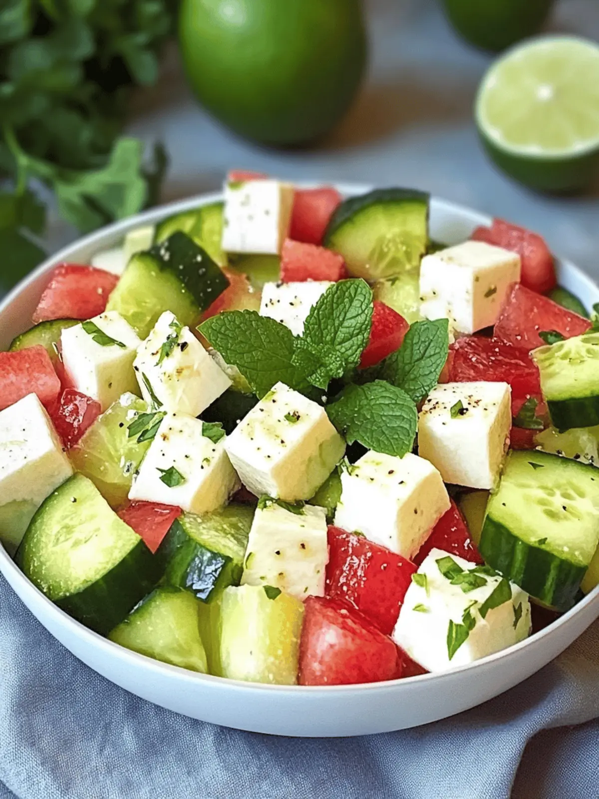 Melonen-Feta-Salat