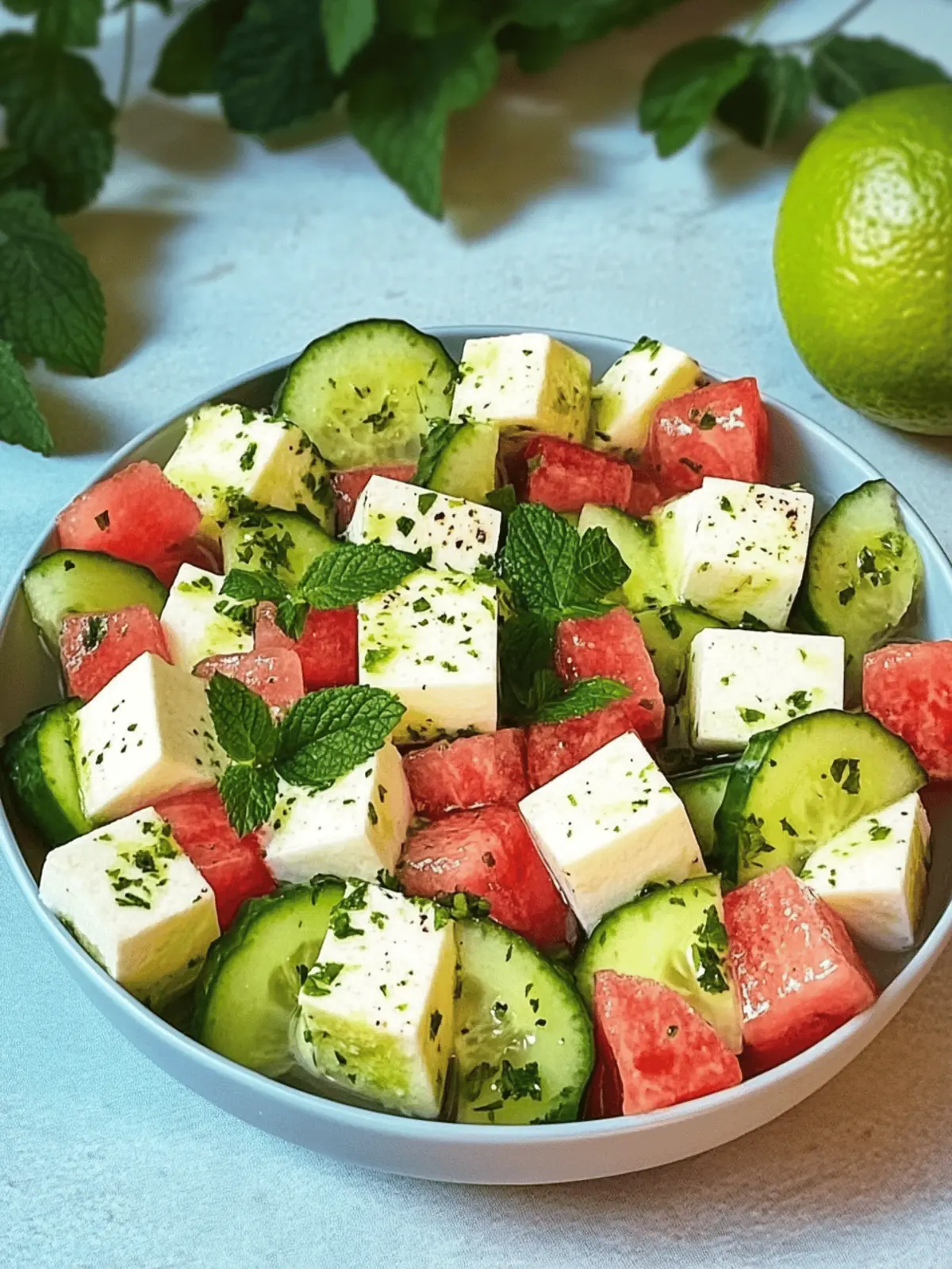 Melonen-Feta-Salat