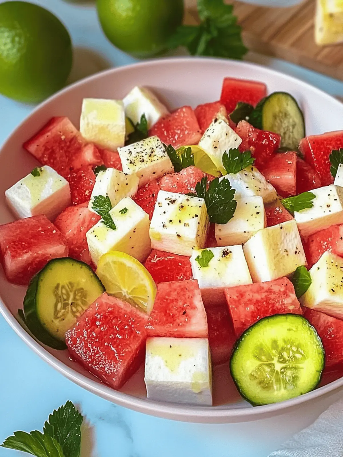 Melonen-Feta-Salat