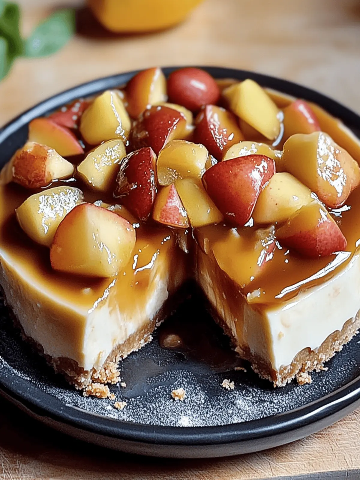 Karamell-Apfel-Käsekuchen für besondere Momente