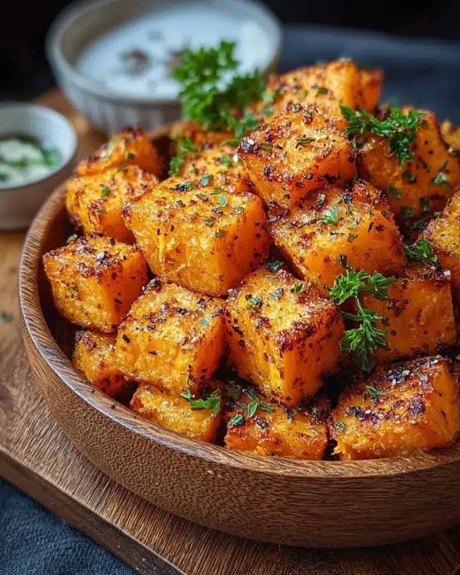 Crispy Airfryer Süßkartoffelwürfel – Ein gesunder und leckerer Snack