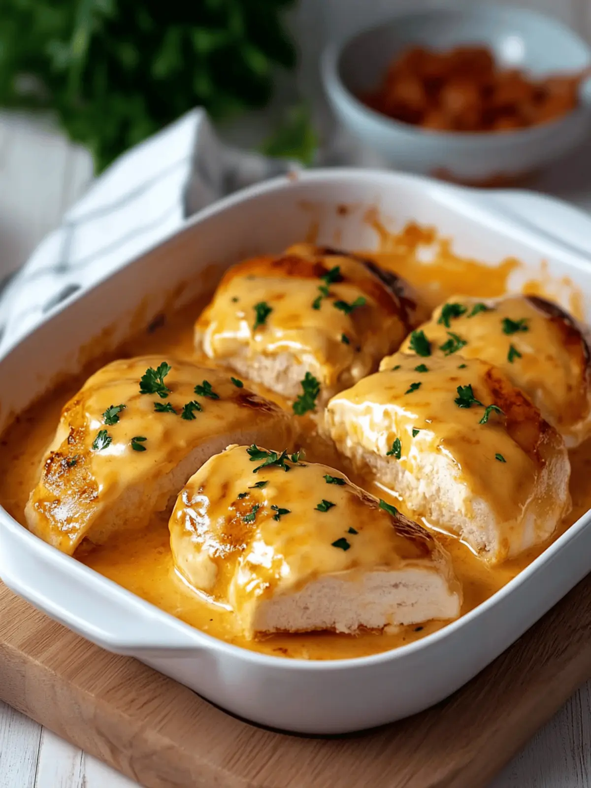 Hähnchenbrust in Frischkäse-Sauce