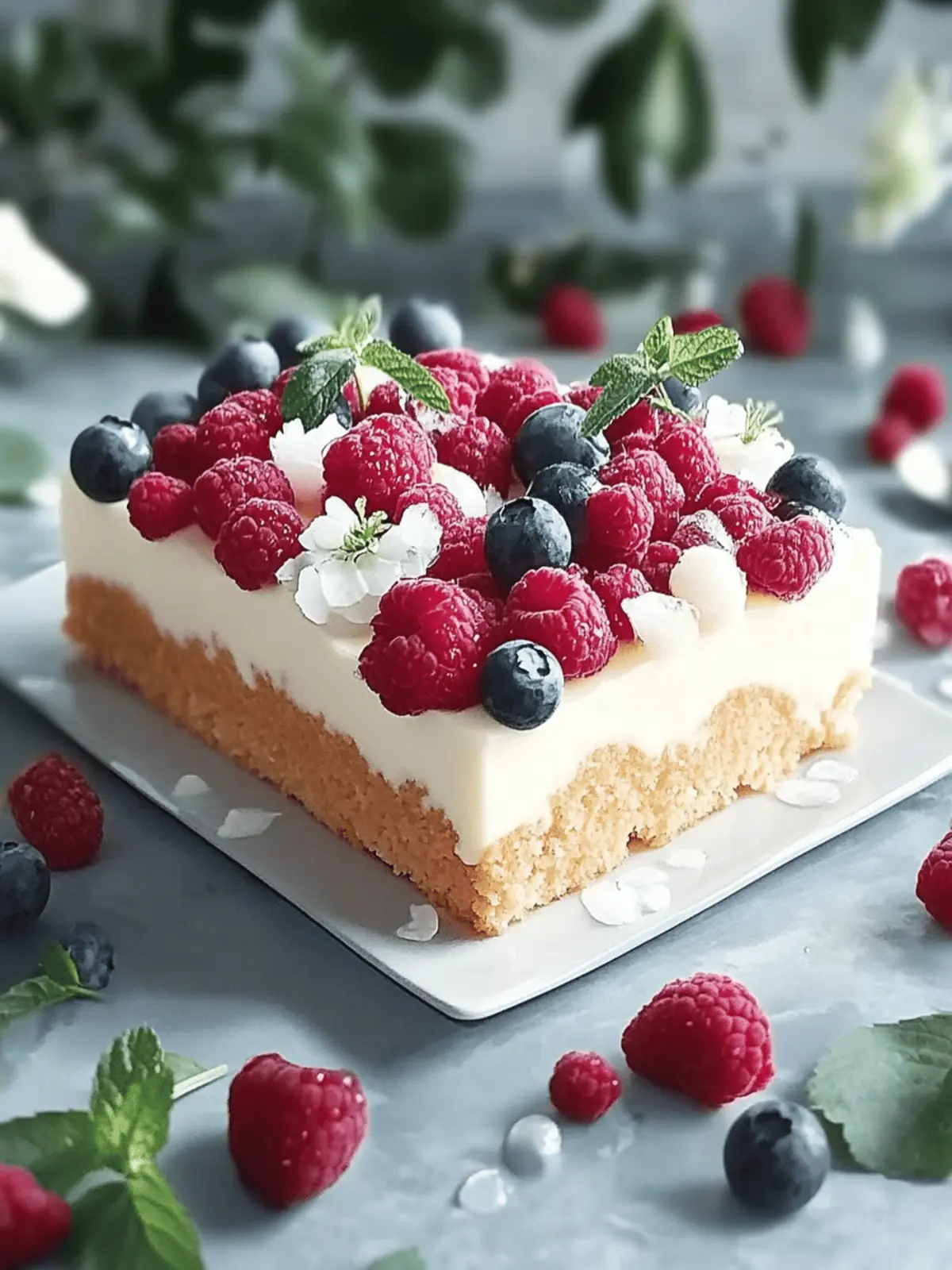 Schulanmeldungstorte mit frischen Beeren und Vanillecreme