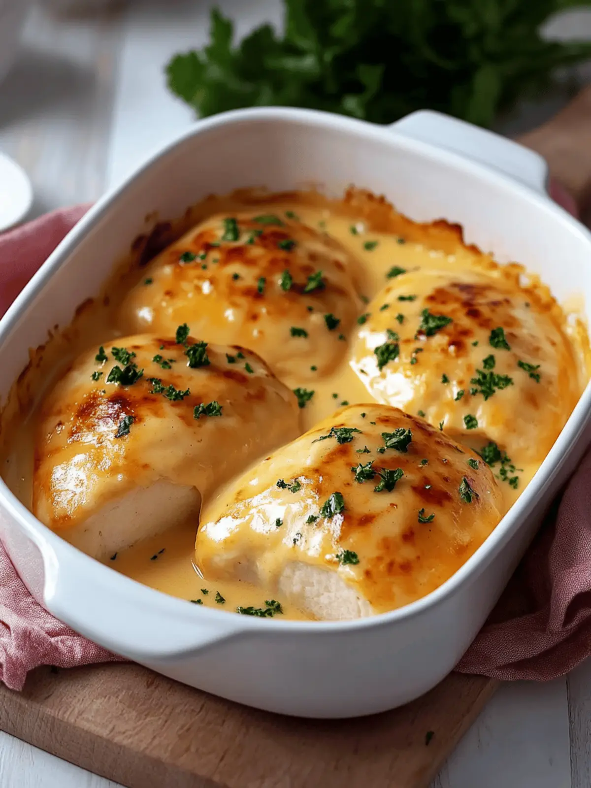 Hähnchenbrust in Frischkäse-Sauce