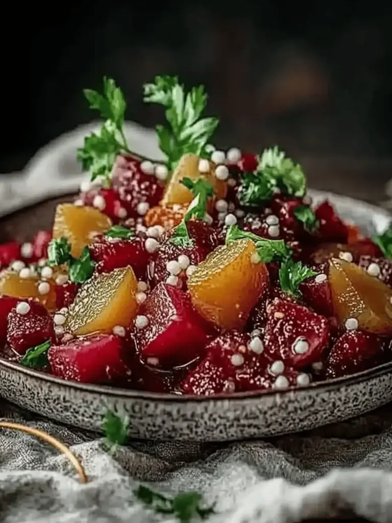 Rote Bete Linsen Salat