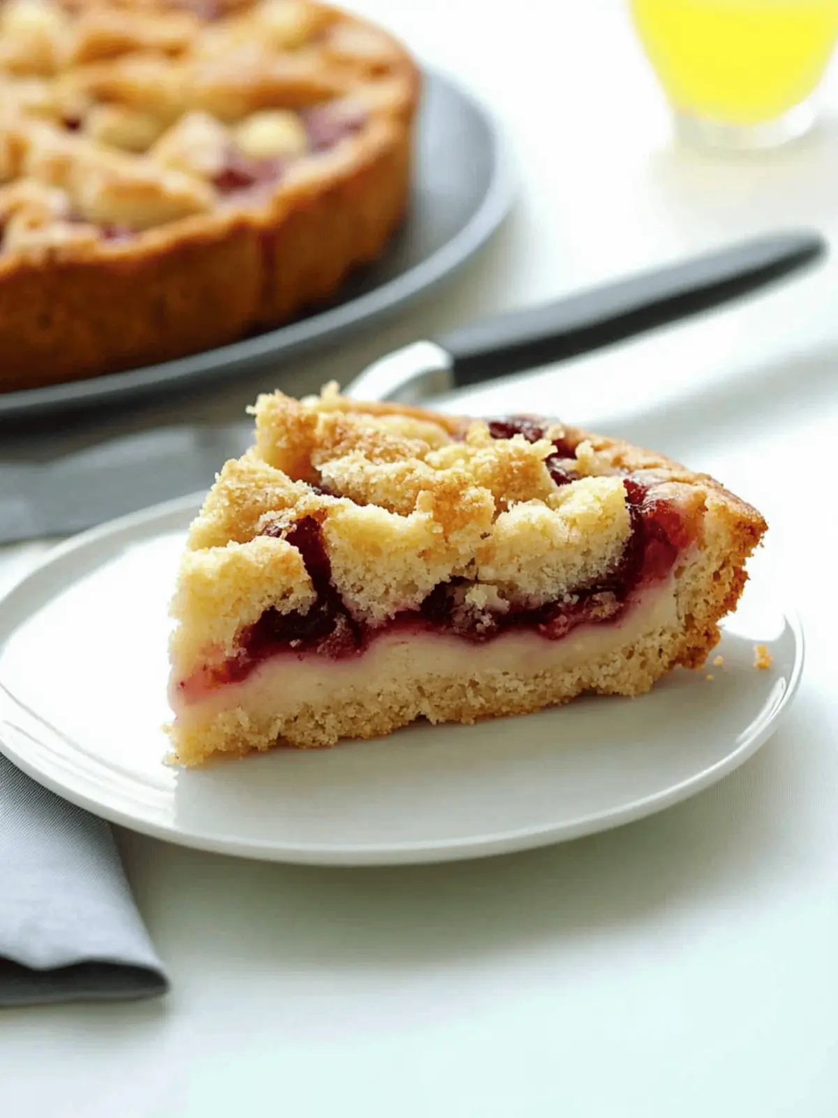 Pflaumenkuchen mit Streusel Springform