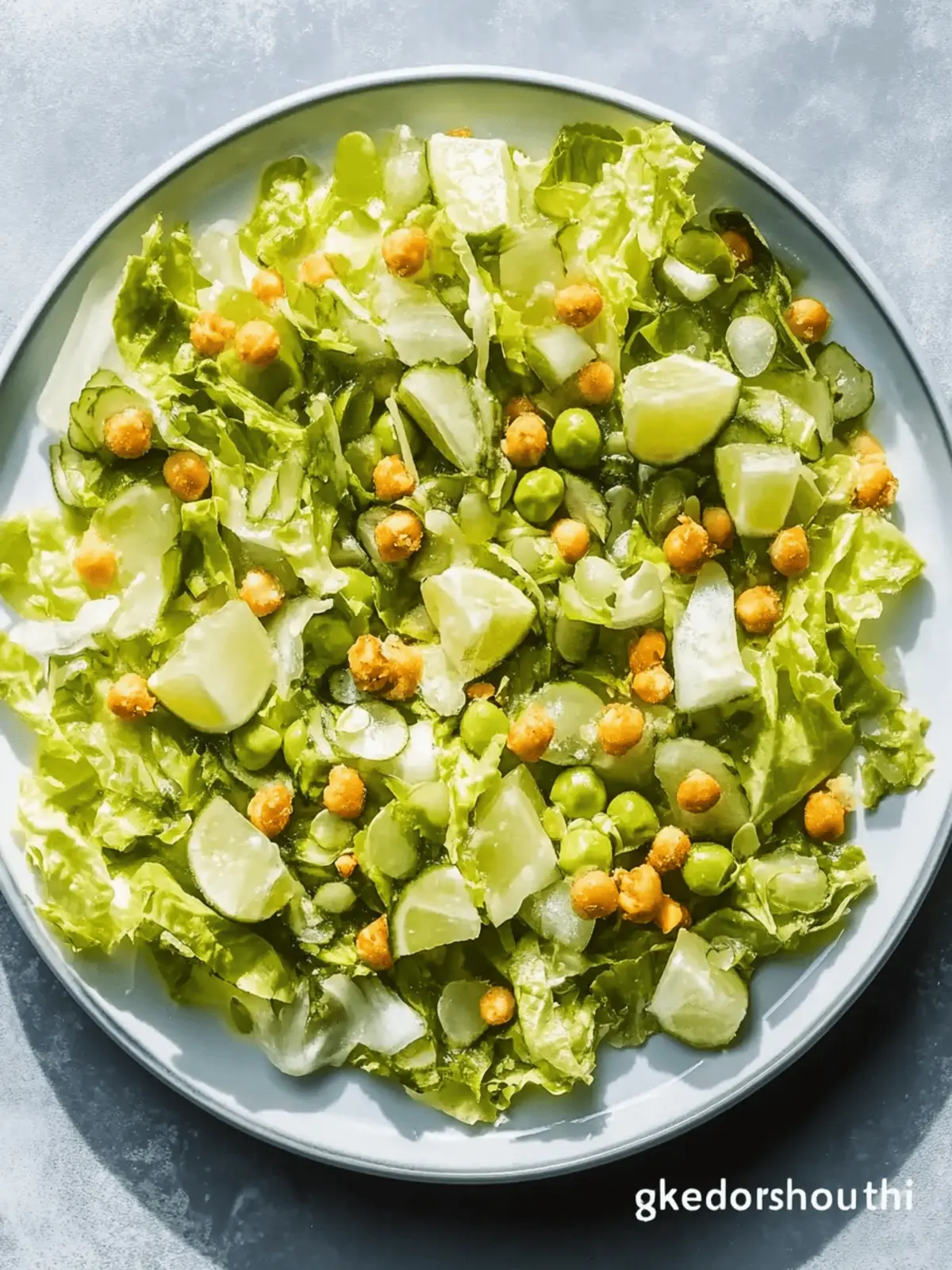 Knackiger Kohlrabi-Kichererbsen-Salat