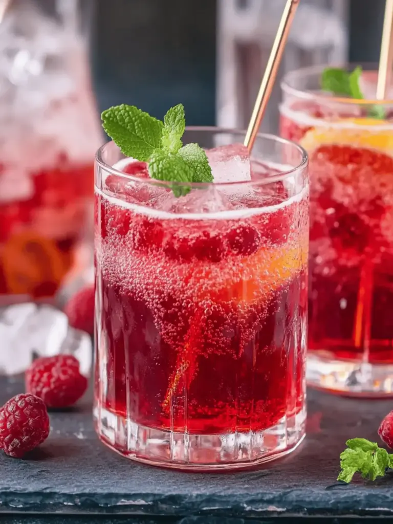 Himbeer-Mojito-Cocktail