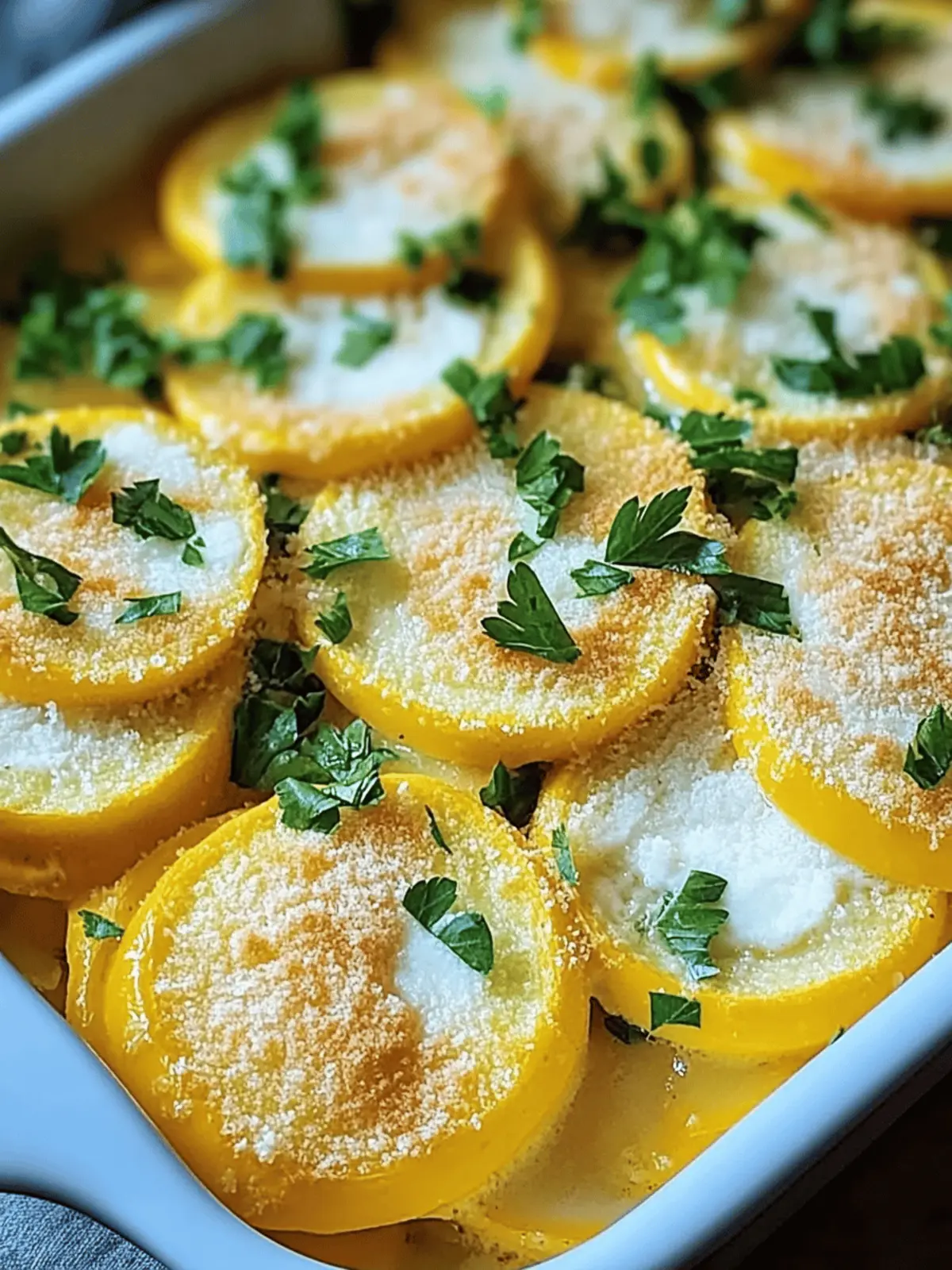 Cremige südliche Zucchini-Auflauf Einfache und Leckereien