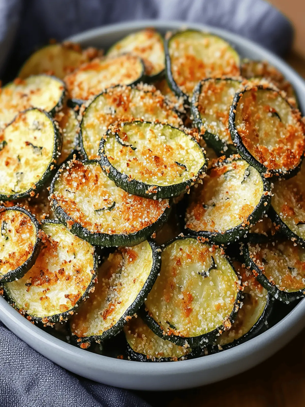 Luftfritteuse Zucchini-Chips