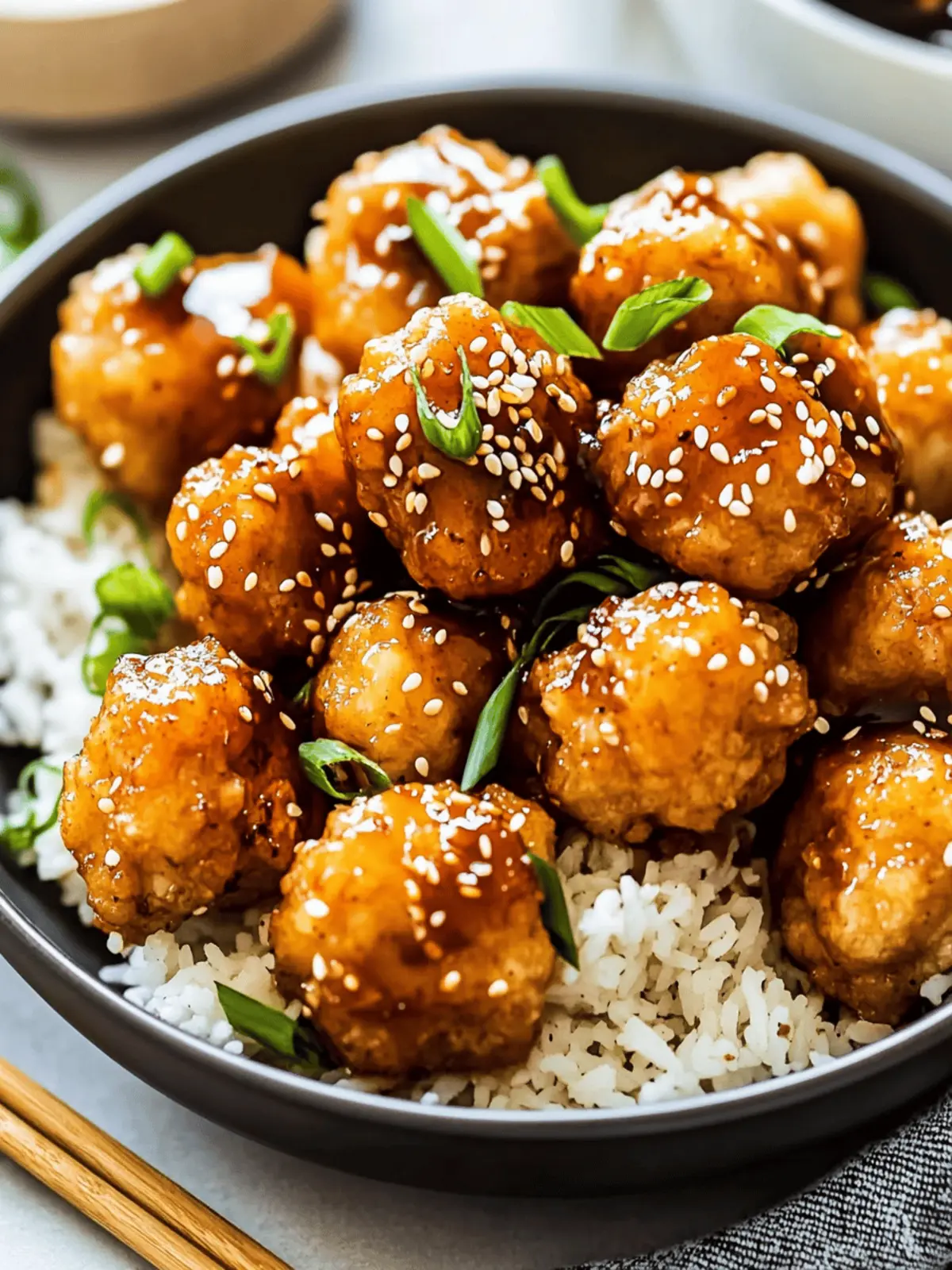 Unwiderstehliches Air Fryer Honig-Sesam-Hühnchen Rezept