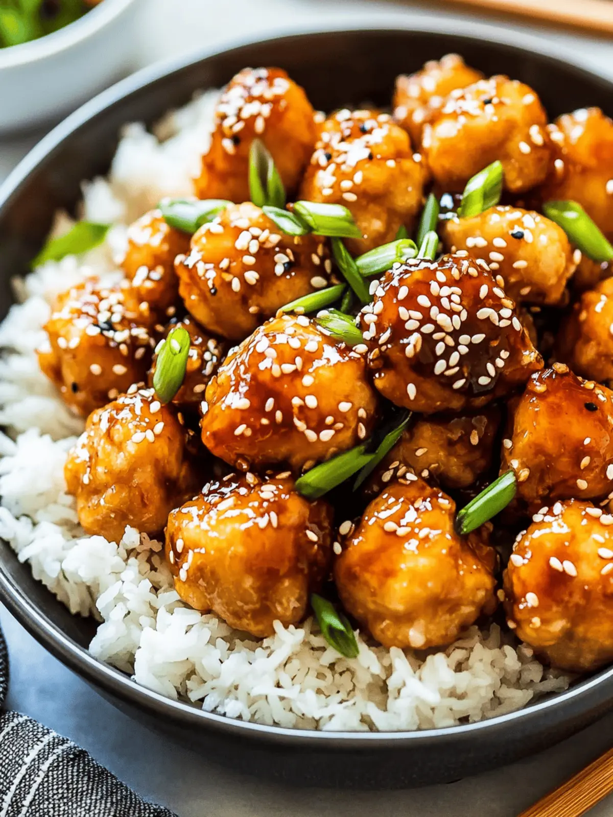 Unwiderstehliches Air Fryer Honig-Sesam-Hühnchen Rezept