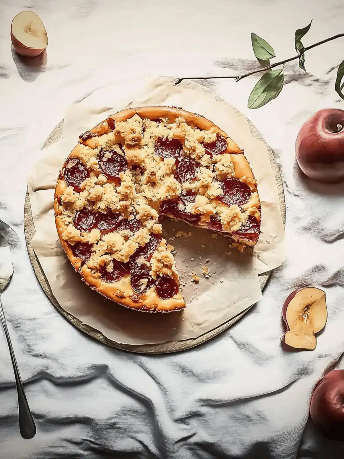 Zwetschgenkuchen mit Rührteig und Streuseln delikat genießen 4 Zwetschgenkuchen mit Rührteig und Streuseln