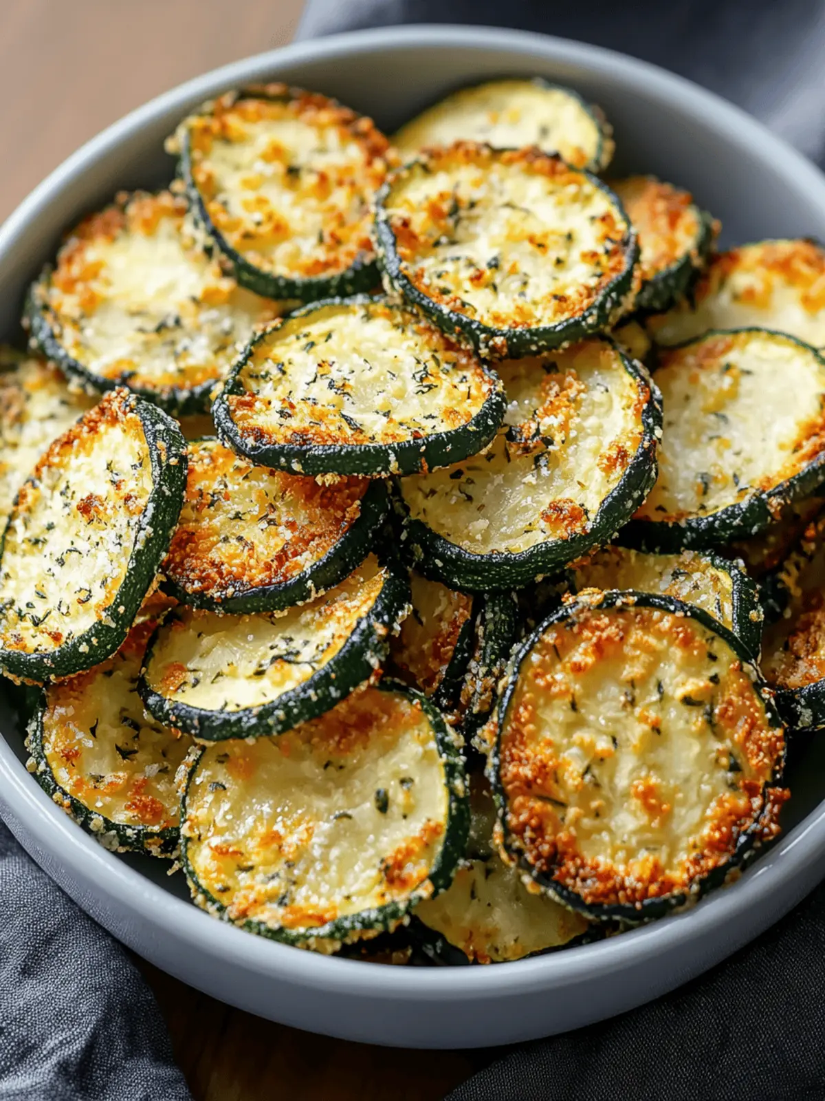 Luftfritteuse Zucchini-Chips