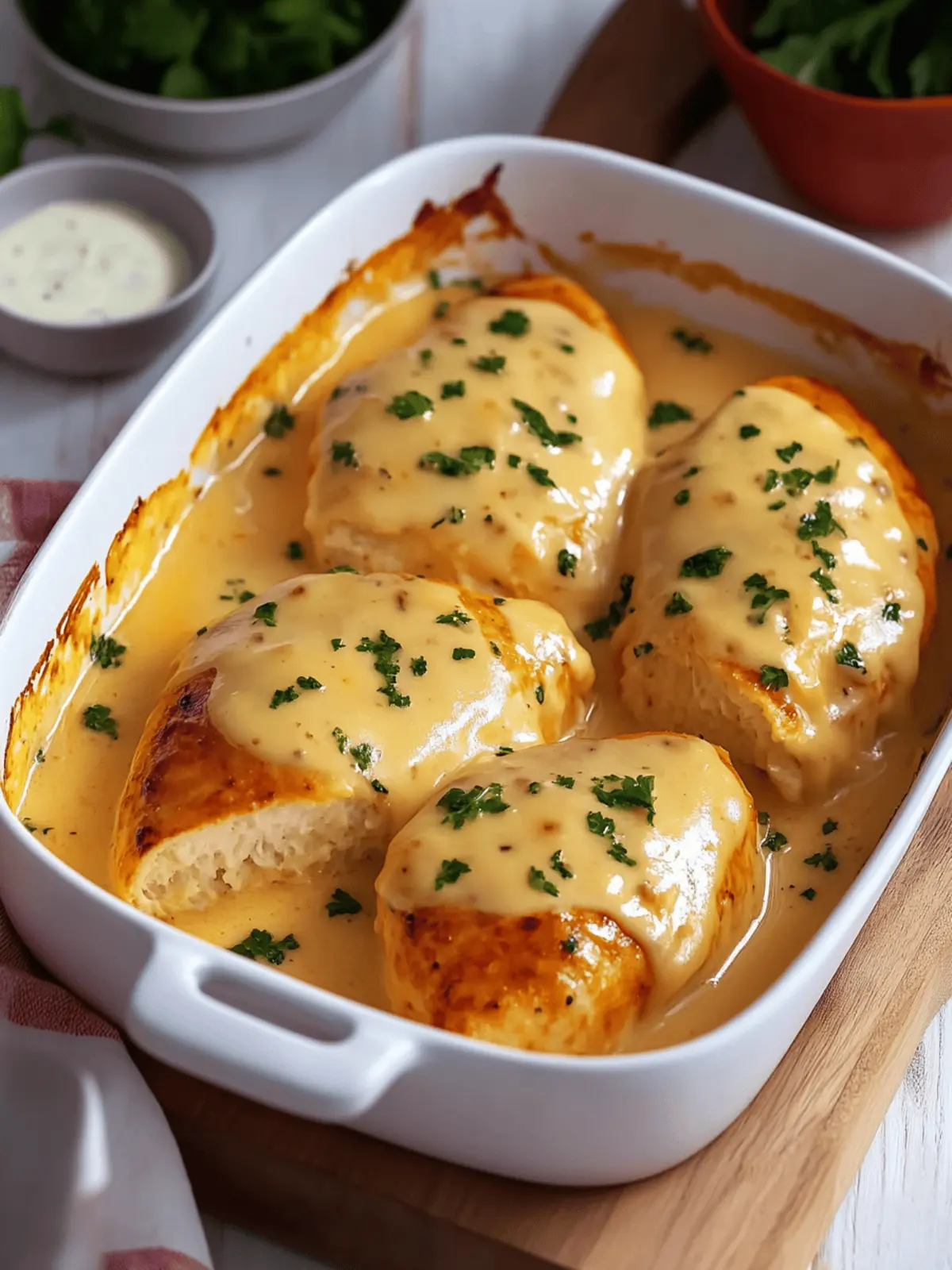 Hähnchenbrust in Frischkäse-Sauce