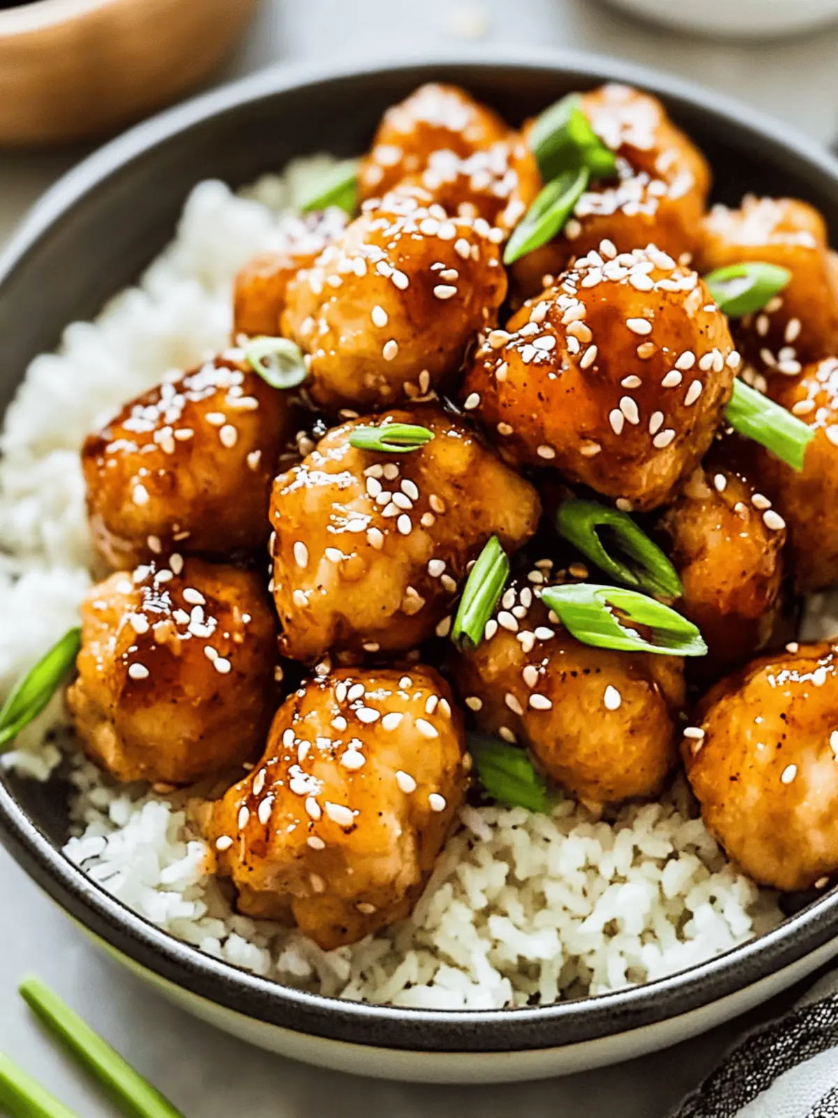 Unwiderstehliches Air Fryer Honig-Sesam-Hühnchen Rezept