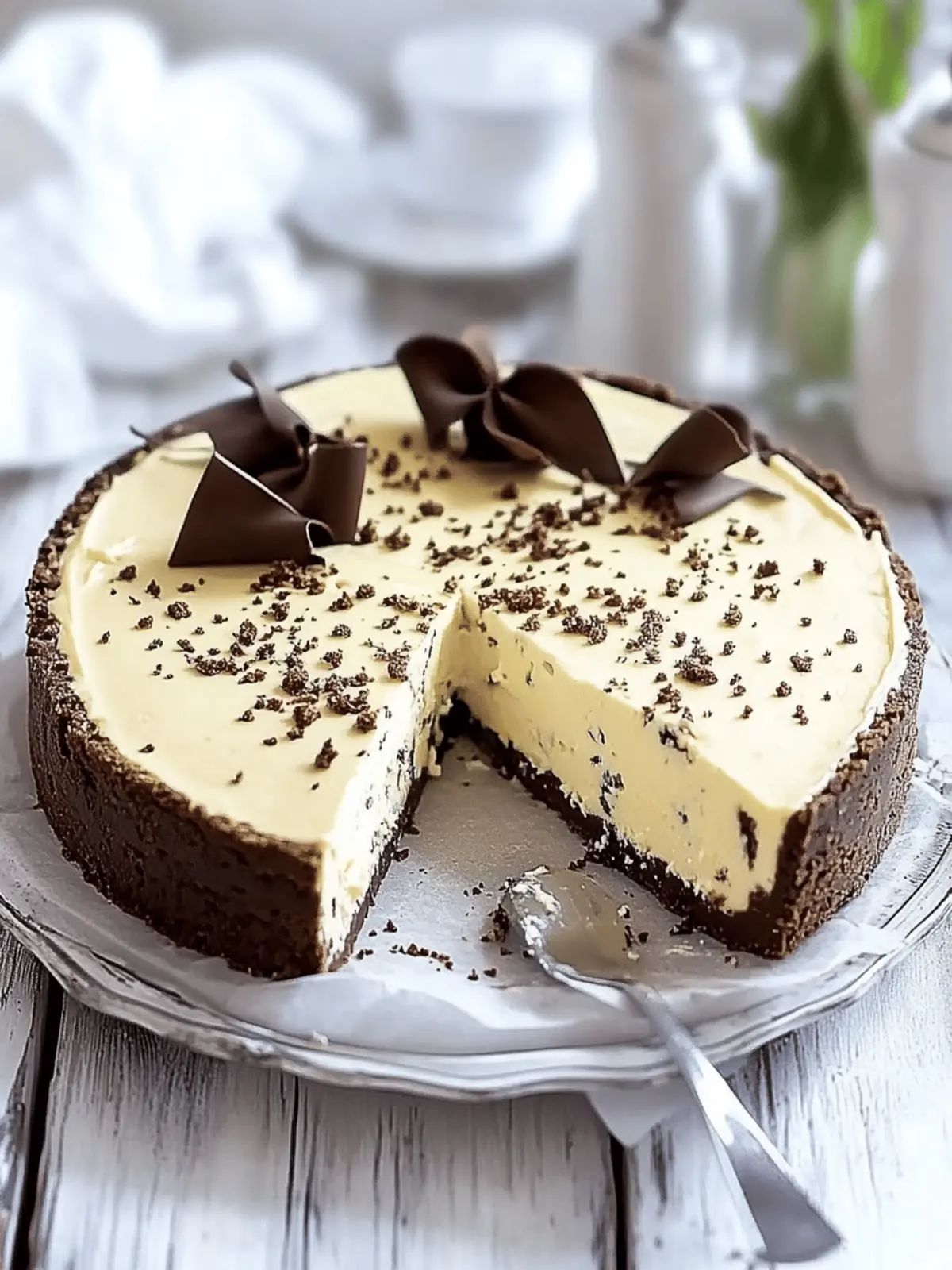 Stracciatella Käsekuchen