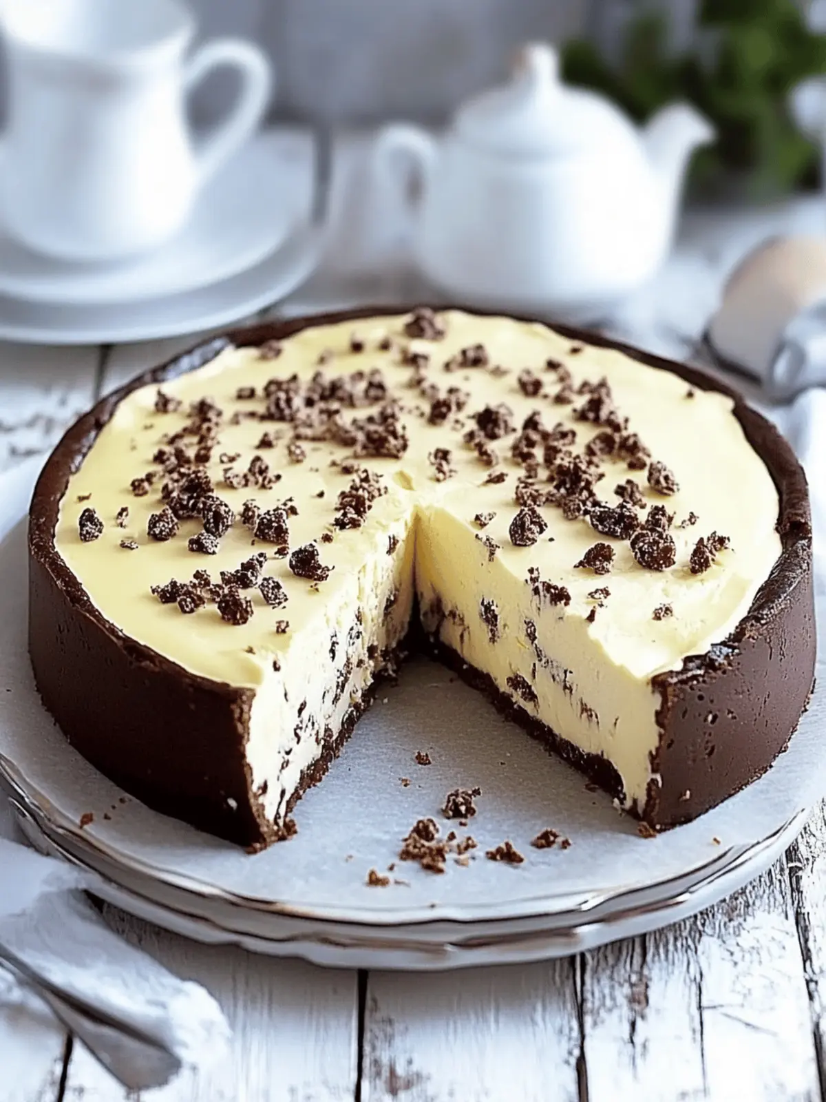 Stracciatella Käsekuchen